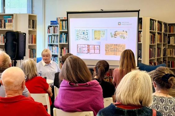 Zajęcia genealogiczne w bibliotece „Otwarta”