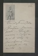 Wizerunek Tadeusza Kościuszki w chłopskiej sukmanie i rogatej krakusce na papierze listowym Towarzystwa Szkoły Ludowej z 1908 r. 