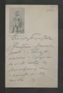 Wizerunek Tadeusza Kościuszki w chłopskiej sukmanie i rogatej krakusce na papierze listowym Towarzystwa Szkoły Ludowej z 1908 r. 