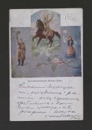 Tadeusz Kościuszko na karcie noworocznej, b.d. 