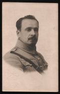J&oacute;zef Haller (1873-1960), dow&oacute;dca batalionu w 3 pułku piechoty i samego pułku, p&oacute;źniej II Brygady Legion&oacute;w Polskich. Fot., b.d. 