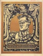 Ranny legionista na okładce wydawnictwa &bdquo;O rannym żołnierzu. Ulotne pismo zbiorowe&rdquo;, pod. red. S. Dzikowskiego, Warszawa 1917.
