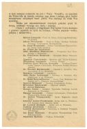 Odezwa działaczy politycznych, intelektualist&oacute;w i urzędnik&oacute;w wystosowana do legionist&oacute;w po dymisji J&oacute;zefa Piłsudskiego z Legion&oacute;w Polskich, 1916 r.