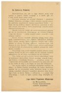 Odezwa Ligi Kobiet Pogotowia Wojennego, w kt&oacute;rej wyraża swoją solidarność z legionistami, kt&oacute;rzy złożyli przysięgę w 1917 r., decydując się na kontynuowanie walki u boku państw centralnych.