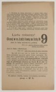 Ulotka wyborcza Narodowego Związku Robotniczego, styczeń, 1919 r.