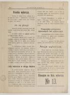 Informator wyborczy Stronnictwa Faktycznego R&oacute;wnouprawnienia Żyd&oacute;w w Polsce - nr.1, 16 stycznia 1919 r.