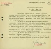 Pismo Prezydium Miejskiej RN w Sieradzu do Obwodowego Urzędu Pocztowego w Sieradzu. APŁOS, Prezydium Miejskiej RN w Sieradzu, sygn. 268.