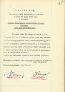Uchwała nr 5a Miejskiej Rady Narodowej w Sieradzu z dnia 17 maja 1963 r. w sprawie nadania Honorowego Obywatelstwa miasta Sieradza prof. Ary Szternfeldowi.