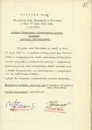 Uchwała nr 5a Miejskiej Rady Narodowej w Sieradzu z dnia 17 maja 1963 r. w sprawie nadania Honorowego Obywatelstwa miasta Sieradza prof. Ary Szternfeldowi.