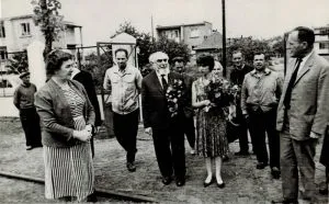Wizyta Arego Szternfelda w Sieradzu w 1965 r. APŁOS, PZPR Komitet Wojew&oacute;dzki w Sieradzu, sygn. 282. 