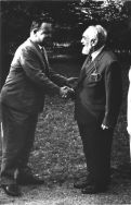 Wizyta prof. Ary Sternfelda w Sieradzu. APŁ, Komitet Wojew&oacute;dzki PZPR w Łodzi, sygn. 846.