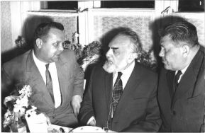 Wizyta prof. Ary Sternfelda w Sieradzu. APŁ, Komitet Wojew&oacute;dzki PZPR w Łodzi, sygn. 846.