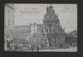 Kości&oacute;ł i klasztor oo. Bernardyn&oacute;w we Lwowie. Poczt&oacute;wka wydana przed I w. św. 