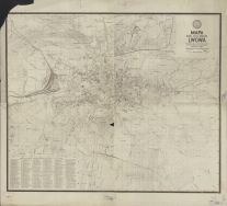 &bdquo;Mapa Kr&oacute;lewskiego Stołecznego Miasta Lwowa&rdquo; wykonana w maju 1917 r. w Oddz. Pomiarowo-Regulacyjnym Miejskiego Departamentu Technicznego. 