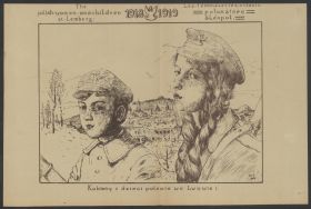 &bdquo;Kobiety i dzieci polskie we Lwowie&rdquo;. Seria ilustracji z 1919 r., sygnowanych inicjałami W.P. 