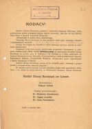 Pismo Komitetu Obrony Narodowej we Lwowie z grudnia 1919 r., dotyczące uroczystej deklaracji społeczeństwa polskiego, w kt&oacute;rej protestuje przeciwko uchwale Najwyższej Rady w sprawie Galicji Wschodniej.