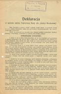 &bdquo;Deklaracja w sprawie statutu Najwyższej Rady dla Galicji Wschodniej&rdquo; z grudnia 1919 r.