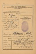 Książeczka wojskowa Juliana Kantego Bartoszewicza APŁ, Archiwum rodziny Bartoszewicz&oacute;w, sygn. 3656.