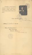 Paszport Juliana Kantego Bartoszewicza wydany w Moskwie 23 października 1918 r. APŁ, Archiwum rodziny Bartoszewicz&oacute;w, sygn. 3656.