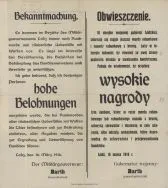 Obwieszczenie gubernatora wojennego Bartha z 16 III 1916 r. APŁ, Zbi&oacute;r druk&oacute;w i pism ulotnych, sygn. 362.