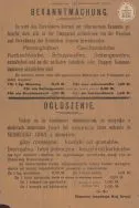 Ogłoszenie o konieczności przekazania broni po armii niemieckiej. APŁOS, Zbi&oacute;r druk&oacute;w i pism ulotnych, sygn. 2.