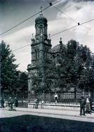 Ł&oacute;dź - cerkiew św. Aleksandra Newskiego. APŁ, Archiwum Włodzimierza Pfeiffera, sygn. 412
