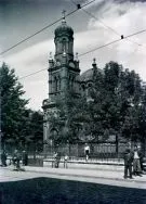 Ł&oacute;dź - cerkiew św. Aleksandra Newskiego. APŁ, Archiwum Włodzimierza Pfeiffera, sygn. 412