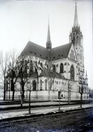 Ł&oacute;dź - parafia rzymskokatolicka pw. św. Stanisława Kostki - Bazylika Archikatedralna. APŁ, Archiwum Włodzimierza Pfeiffera, sygn. 392