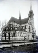 Ł&oacute;dź - parafia rzymskokatolicka pw. św. Stanisława Kostki - Bazylika Archikatedralna. APŁ, Archiwum Włodzimierza Pfeiffera, sygn. 392