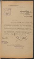 Podanie pracownika miejskiego Edmunda Jurczyńskiego o udzielenie urlopu celem wstąpienia do Armii Ochotniczej, Ł&oacute;dź 16 VII 1920 r.