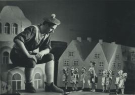 Guliwer w krainie liliput&oacute;w, przedstawienie na podstawie prozy J.Swiffa, premiera 15.06 1951 r. APŁ, Teatr Lalki i Aktora Pinokio w Łodzi, sygn. 1/16,s.4