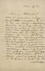 List Dominika Dziewanowskiego, gubernatora cywilnego guberni płockiej, do Aleksandra Ostrowskiego, gubernatora cywilnego guberni radomskiej, z dnia 10 grudnia 1862 r. APŁ, Archiwum Potockich i Ostrowskich z Maluszyna, sygn. II/10.