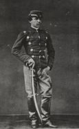 Płk. Teodor Cieszkowski (1833-1863), dow&oacute;dca oddziału powstańczego w kaliskiem. APŁ, Zbi&oacute;r ikonograficzny APŁ, sygn. W-I 3/7.
