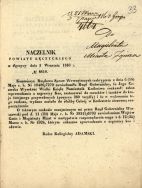 W czasie wojny władze zakazały sprowadzania z zagranicy kos, rzezak&oacute;w i tasak&oacute;w. APŁ, Akta miasta Zgierza, sygn. 347, s. 33.