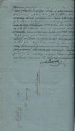 Czwarta strona pisma Naczelnika Powiatu Wieluńskiego z dnia 22 września 1863 r. AAPŁOS, Akta gminy Dzietrzkowice w Łubnicach, sygn. 51, s. 299.