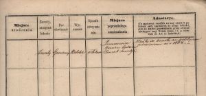 Druga strona wpisu dotyczącego Antoniego Szymańskiego w KLS gminy Krokocice. APŁ OS, Akta gminy Krokocice, sygn. 187, s. 634.