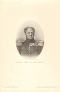 Car Rosji Aleksander I Romanow (1777&ndash;1825), tw&oacute;rca Kr&oacute;lestwa Polskiego i pierwszy jego monarcha. Litografia z 1902 r. wg obrazu Georgea Dowea z 1824 r.