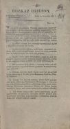 Rozkaz dzienny naczelnego wodza ks. Michała Radziwiłła w sprawie zaopatrzenia wojska w żywność i furaż, kwatera gł&oacute;wna w Warszawie 27 I 1831 r., str. 1.