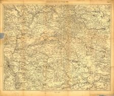 Mapa wschodnich teren&oacute;w Kr&oacute;lestwa Polskiego, na kt&oacute;rych toczyły się działania zbrojne w wojnie polsko-rosyjskiej 1831 r.