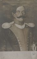 Jan Zapałowski (1797&ndash;1872). Walczył m.in. pod Stoczkiem, Grochowem i Ostrołęką, za kt&oacute;rą otrzymał Złoty Krzyż i awans na majora. Poczt&oacute;wka wydana w Paryżu, b.d.