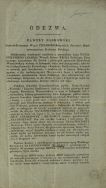 Odezwa gen. lejt. Franciszka Ksawerego Dąbrowskiego sławiąca łaskawość Mikołaja I i wzywająca Polak&oacute;w do poddania się Paskiewiczowi, Łowicz 26 VIII 1831 r., str. 1.