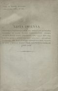 Wykaz uczestnik&oacute;w powstania listopadowego 1830&ndash;1831 poszukiwanych przez władze carskie, 15 VII 1833 r., str. tytułowa.