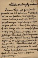Przepis na sałatę z zielonych pomidor&oacute;w. APŁ, Archiwum Potockich i Ostrowskich z Maluszyna, sygn. IV/9 p.101, s. 86.