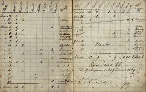 Zachowany w jednym z zespoł&oacute;w akt rodzinno-majątkowych wykaz upolowanej zwierzyny z lat 1869-1870 informuje, jakie dzikie zwierzęta były odstrzeliwane, by następnie trafić do dworskiej kuchni. APŁ, Archiwum Potockich i Ostrowskich z Maluszyna, sygn. I/10 
