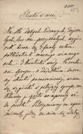 Przepis na śliwki w occie. APŁ, Archiwum Potockich i Ostrowskich z Maluszyna, sygn. IV/9 p.101, s. 103.