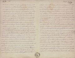 Dwie kolejne strony przepisu na mi&oacute;d pitny. APŁ, Archiwum Potockich i Ostrowskich z Maluszyna, sygn. IV/9 p.101, s. 139-140.