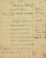 Wigilijne menu z 1903 roku. APŁ, Archiwum Potockich i Ostrowskich z Maluszyna, sygn. I/19 p.3, k. 255 a.