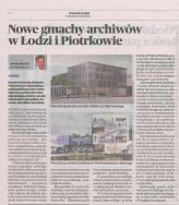 Nowe gmachy archiw&oacute;w państwowych w Łodzi i Piotrkowie