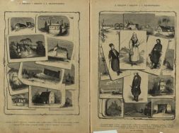 Obrazy i szkice wykonane przez Kraszewskiego.  Zbiory biblioteczne APŁ, Biesiada Literacka sygn. 297 T. 23, 1887 r.