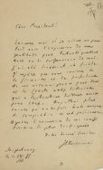 List J.I. Kraszewskiego do Juliusza Kossaka z twierdzy w Magdeburgu, 24 marzec 1885 r.  APŁ, Archiwum rodziny Bartoszewicz&oacute;w, sygn. 3145 s.17.